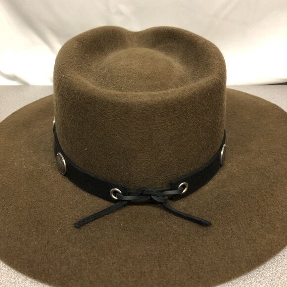 Stallion by Stetson Khaki Wool Lamesa Hat Size 7 5/8 - Picture 3 of 8